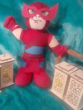 Marvel Super Hero Squad Hawkeye 13" Hawkguy plush. No tags